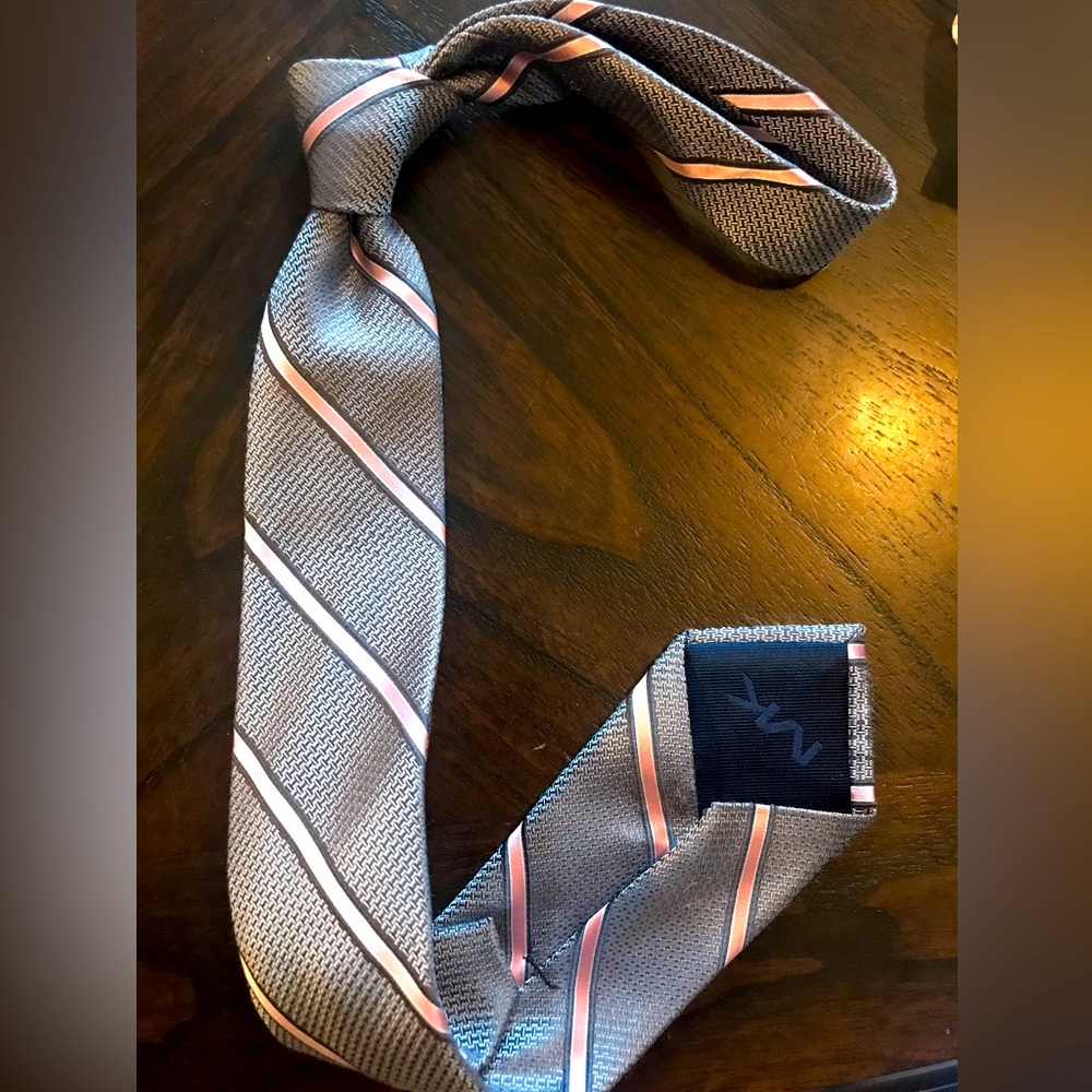 Michael Kors Collection Striped Necktie